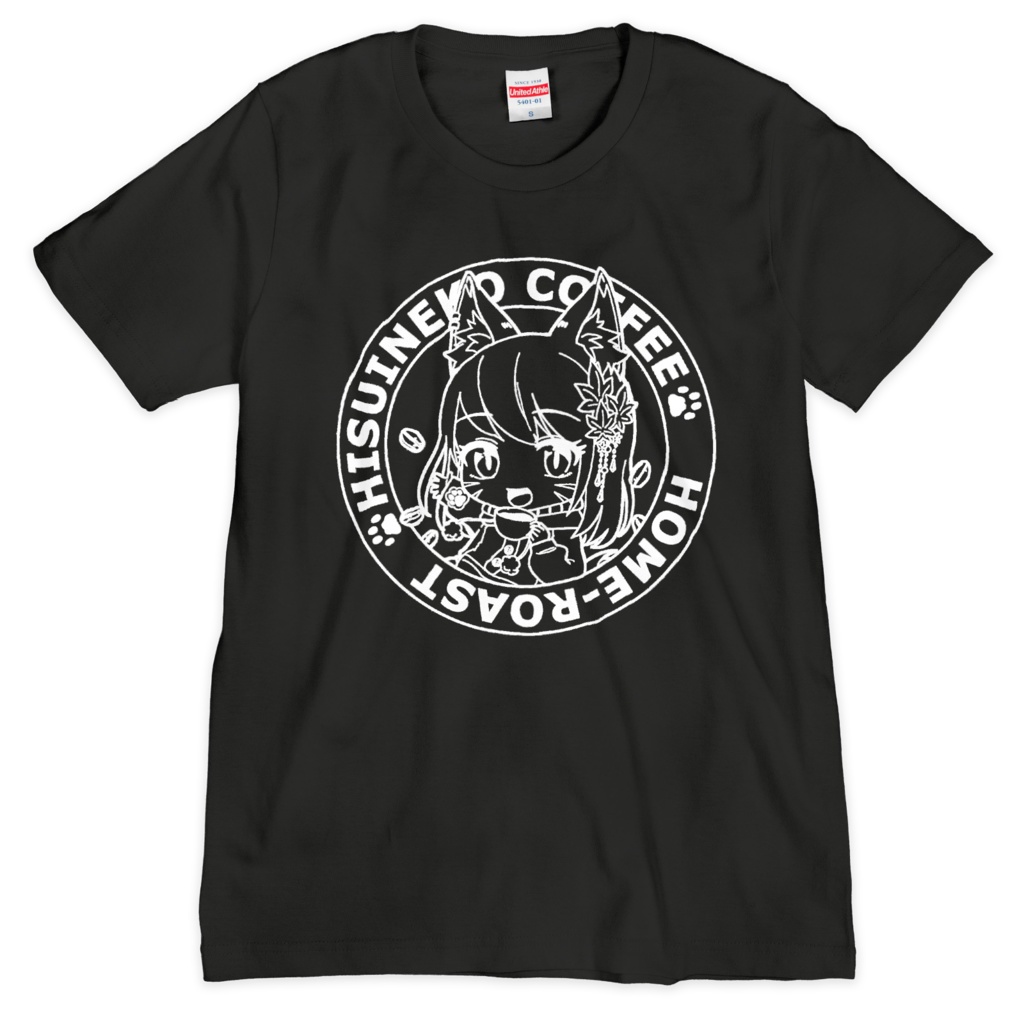ひすいねこTシャツ(S/M size)
