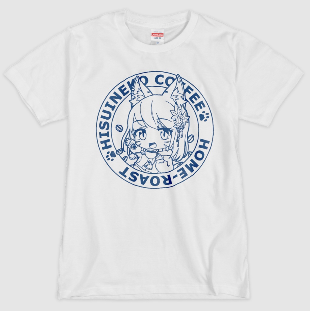 ひすいねこTシャツ(S/M size)