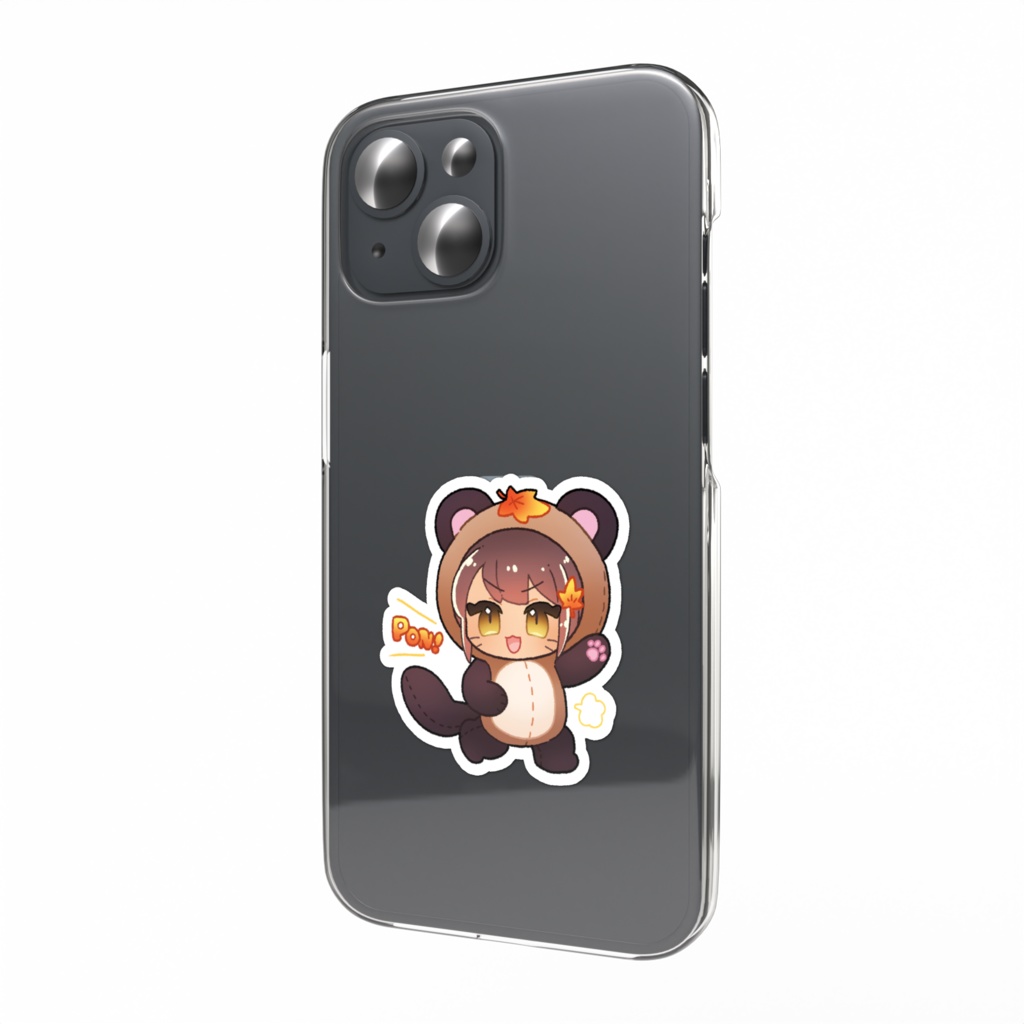 翡翠猫スマホステッカー