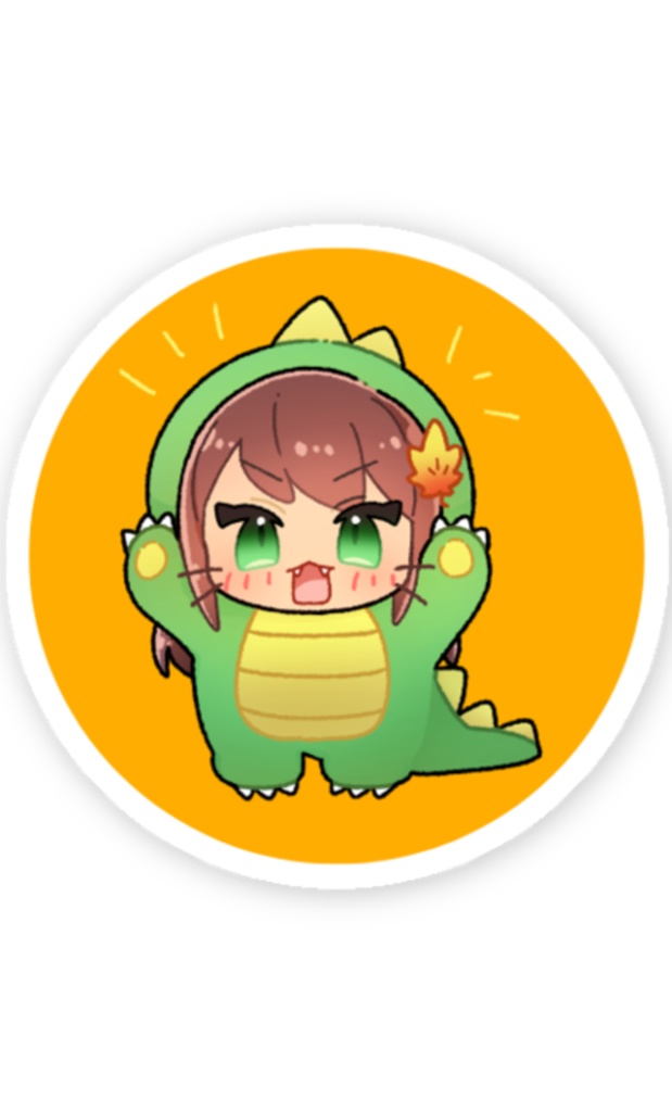 翡翠猫スマホステッカー