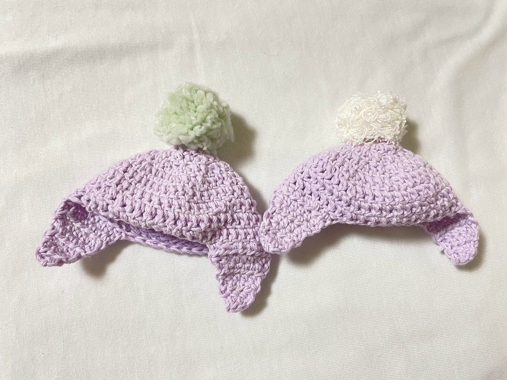 耳当てつきニット帽