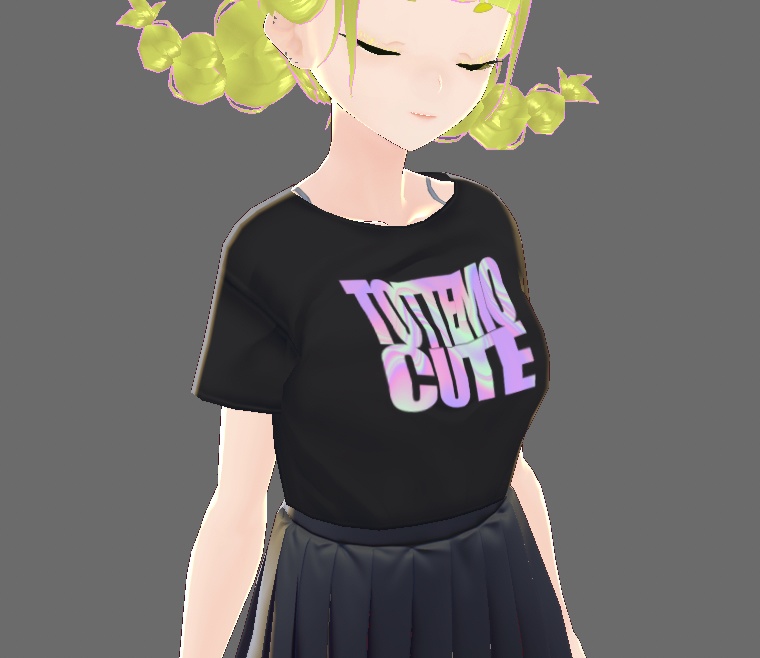 【VRoid】とってもキュートなTシャツ【テクスチャ】