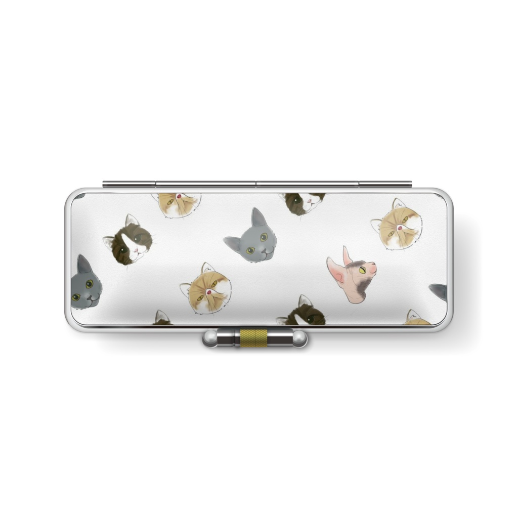印鑑ケース-にゃんこたち