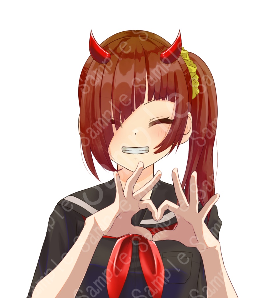 ハートを作る手①