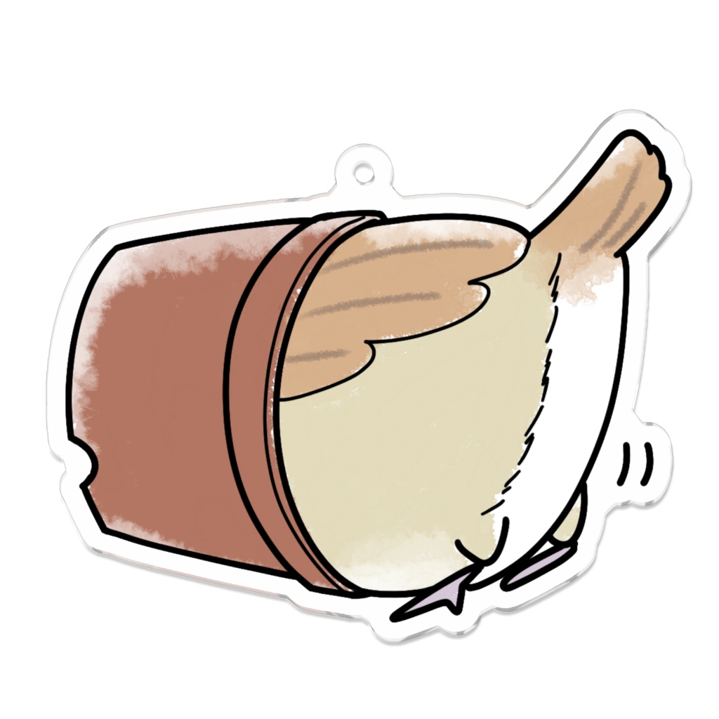 【全3種】スズメ鉢アクリルキーホルダー