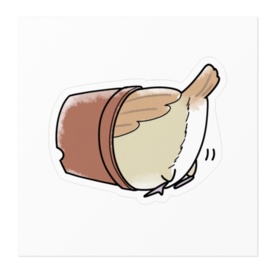 【全3種】スズメ鉢ステッカー