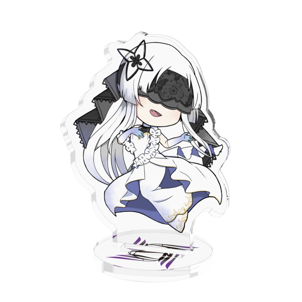 慈硯イスのアクリルフィギュア(白ドレスver)