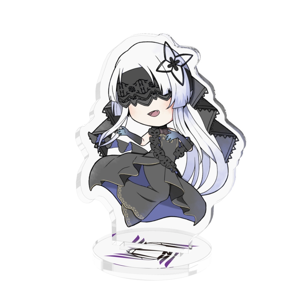 慈硯イスのアクリルフィギュア(黒ドレスver)