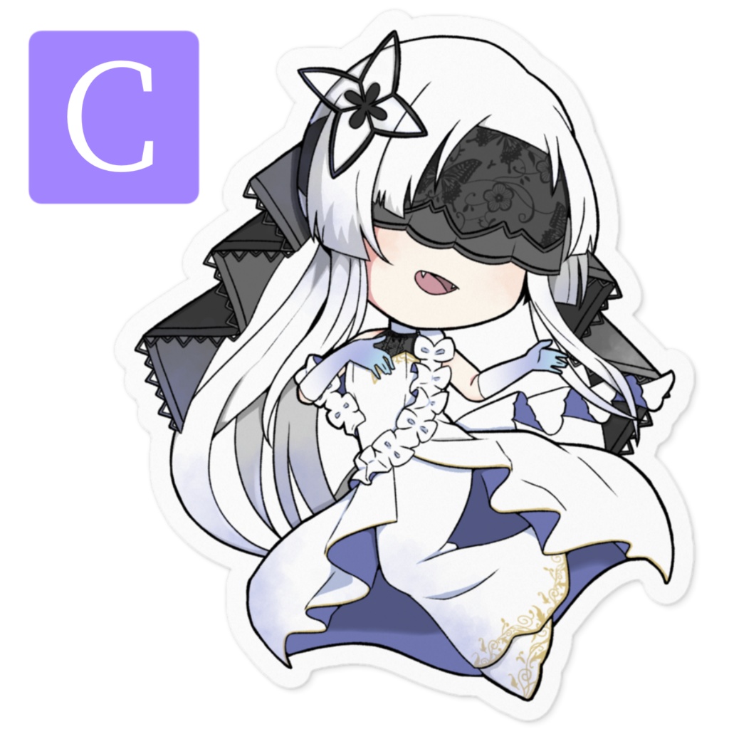 慈硯イスのステッカー