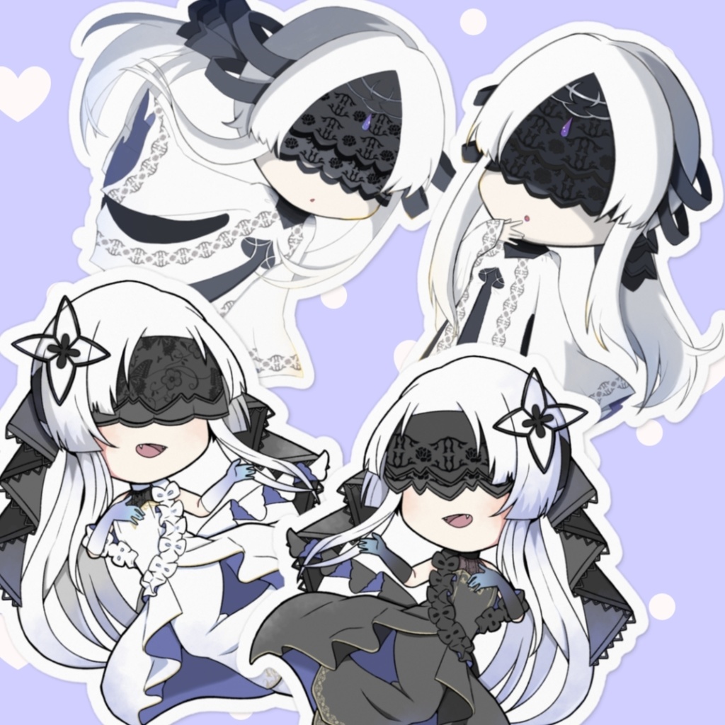 慈硯イスのステッカー