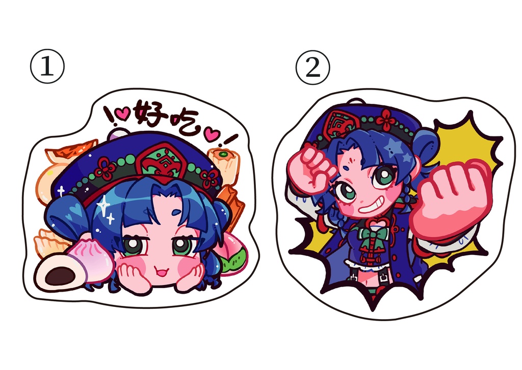 中華ちゃんステッカー