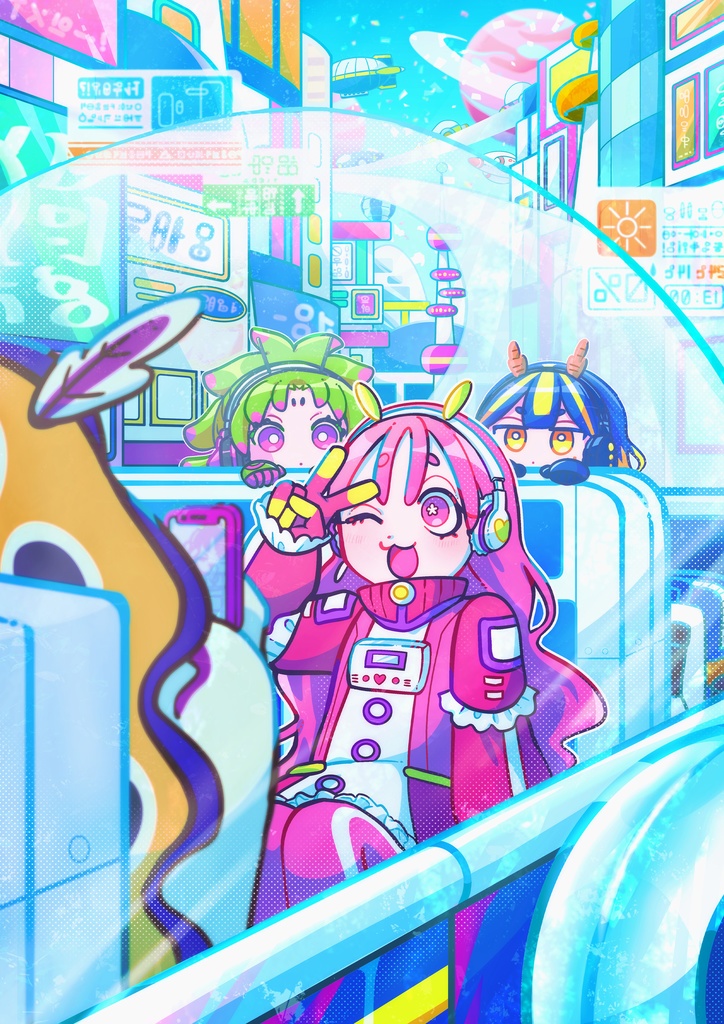 創作キャラ『レイラ』作品A3パネル