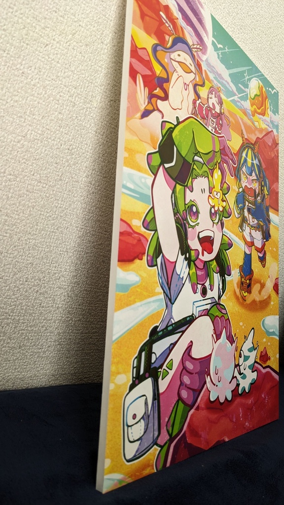 創作キャラ『ベニモ』作品A3パネル