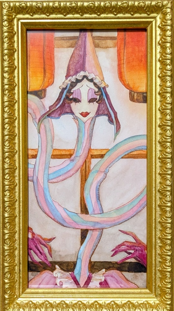 額入り水彩原画 妖怪モチーフオリジナルキャラクター