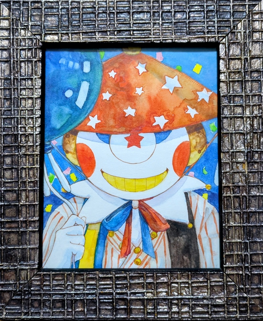 額入り水彩原画 妖怪モチーフオリジナルキャラクター