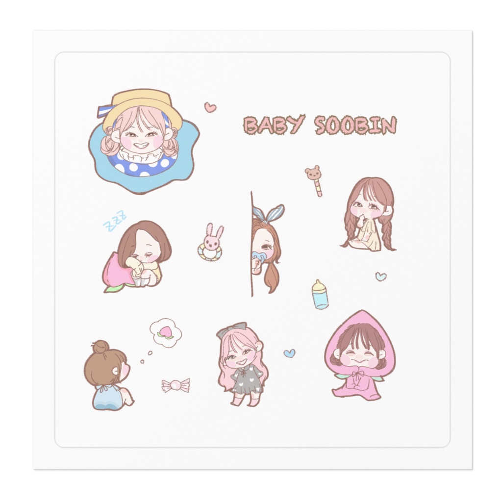 Baby soobin ステッカー