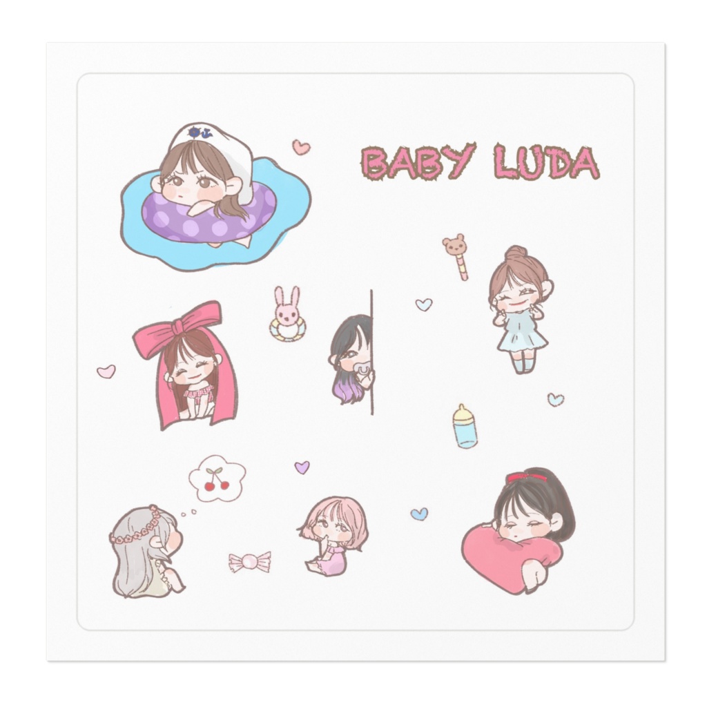 baby ludaステッカー
