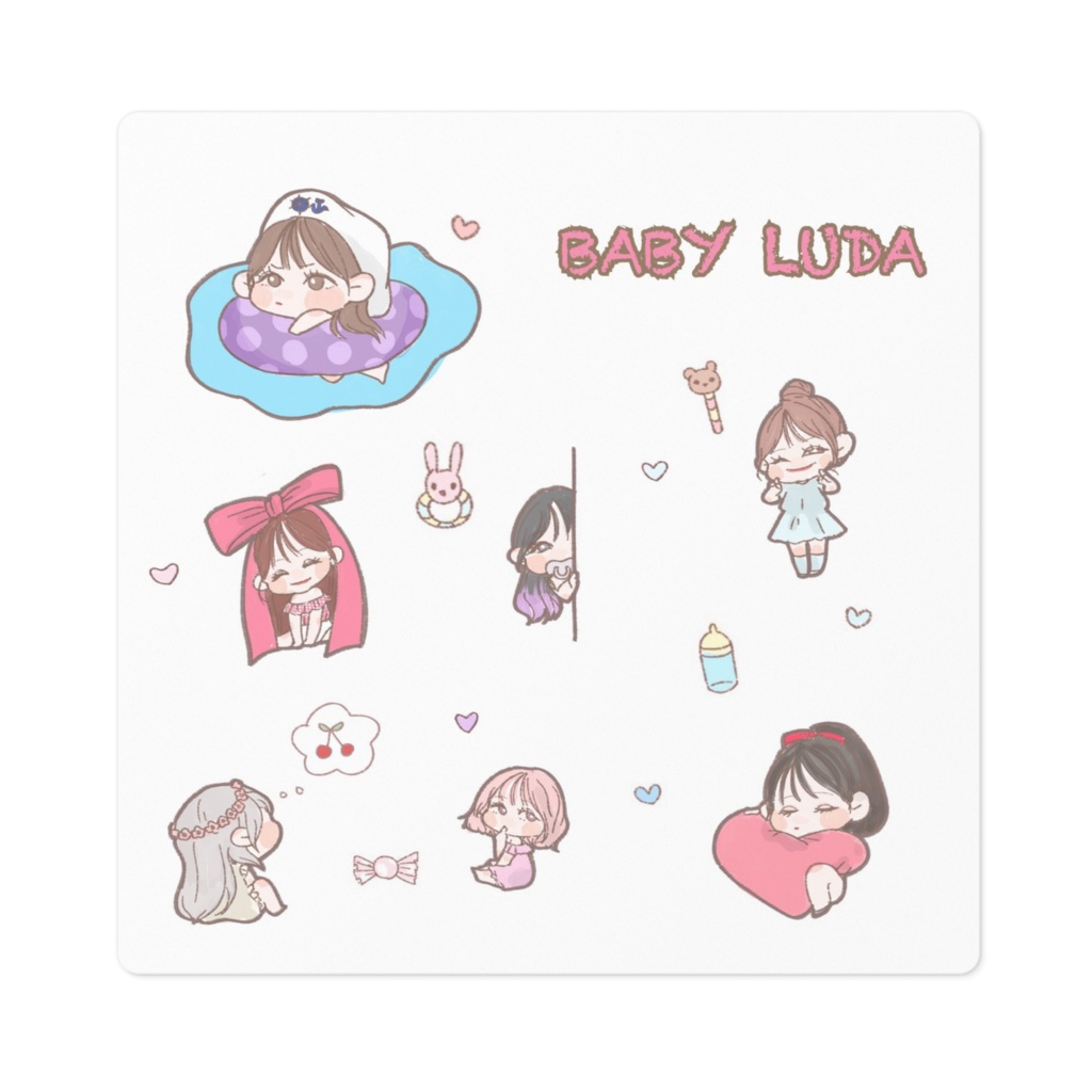 baby ludaステッカー