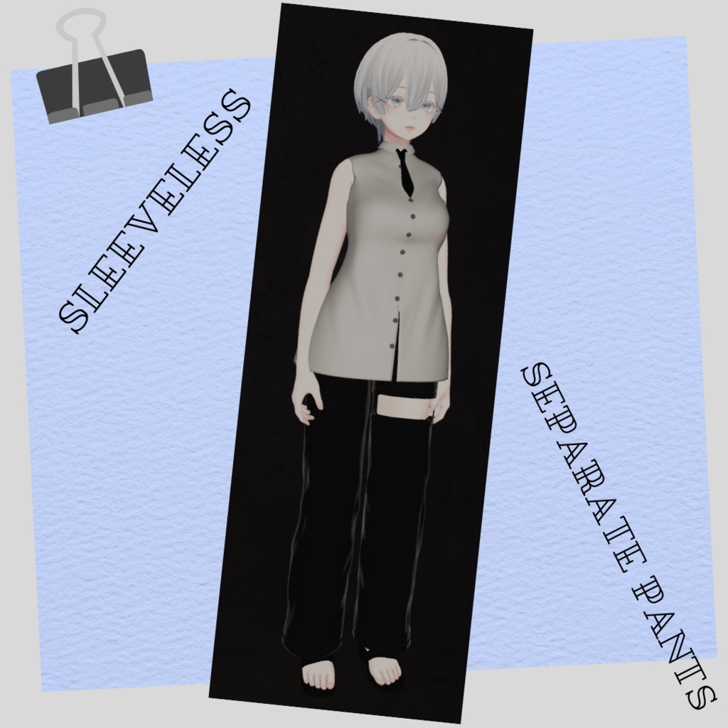 Sleeveless & Separate pants / for Shinra 森羅