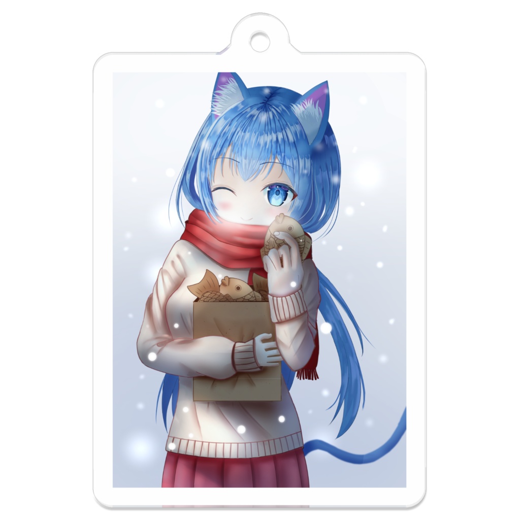 ルリ（冬イラスト）