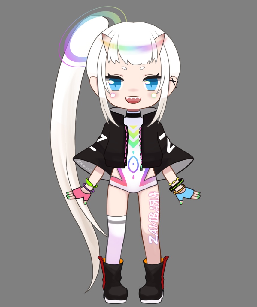 【Live2Dモデル】ざんばらちゃん