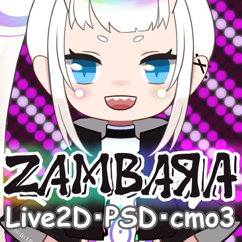 【Live2Dモデル】ざんばらちゃん