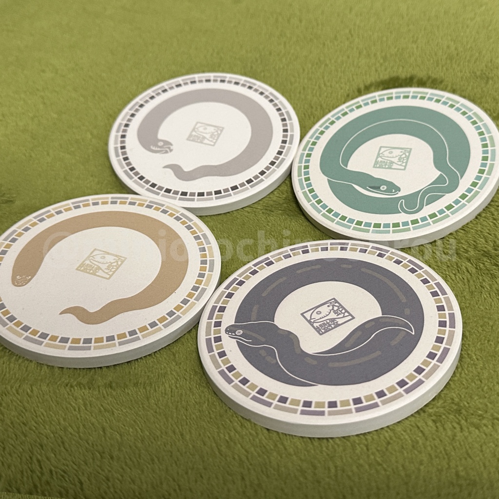 ■へびマルシェSALE対象■【co002】お蛇のコースター