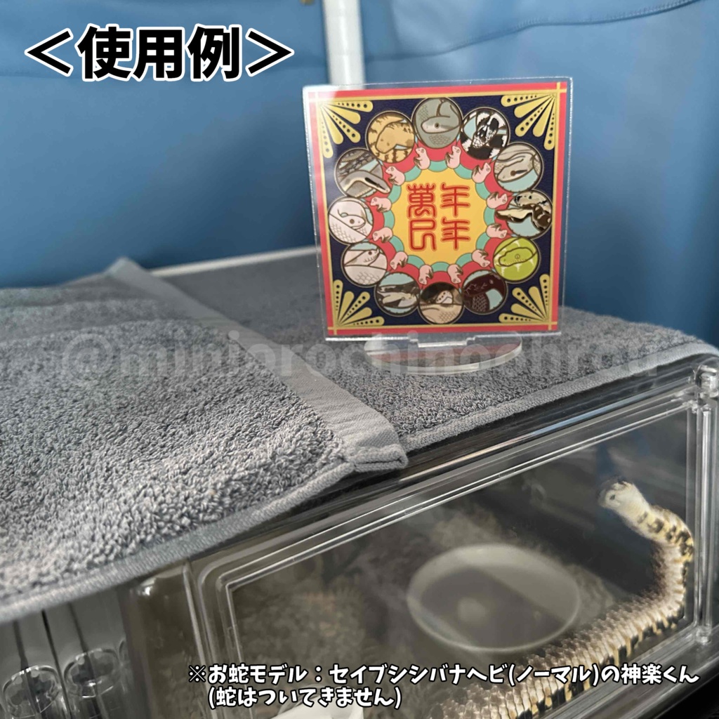 【a002】~萬年巳年~ アクリルスタンド