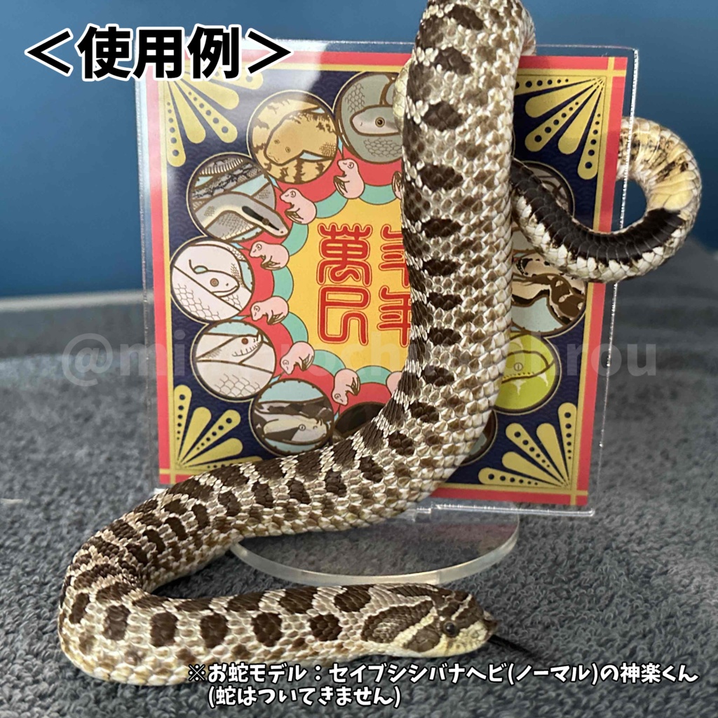 【a002】~萬年巳年~ アクリルスタンド