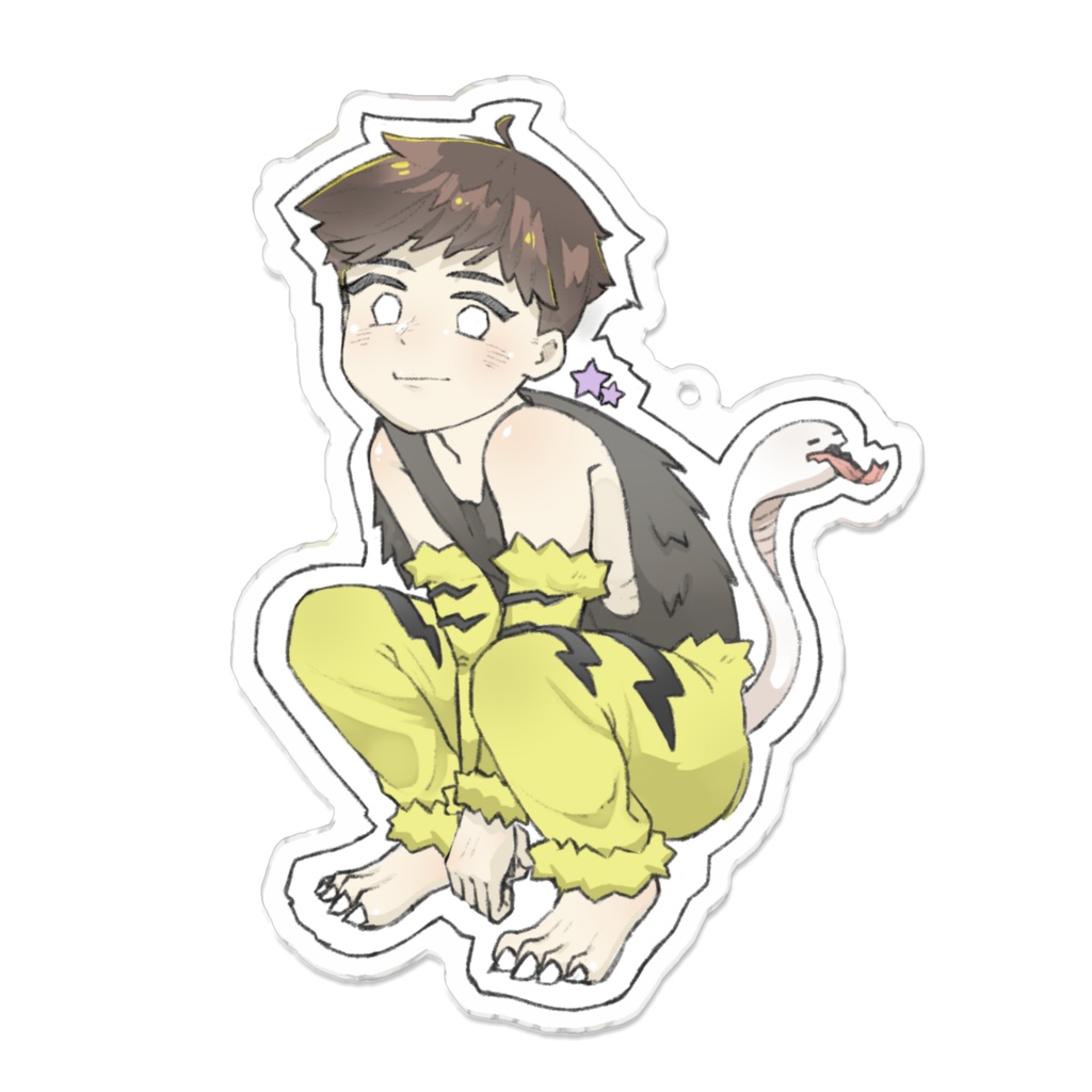 ヌエとガブーのアクリルキーホルダー