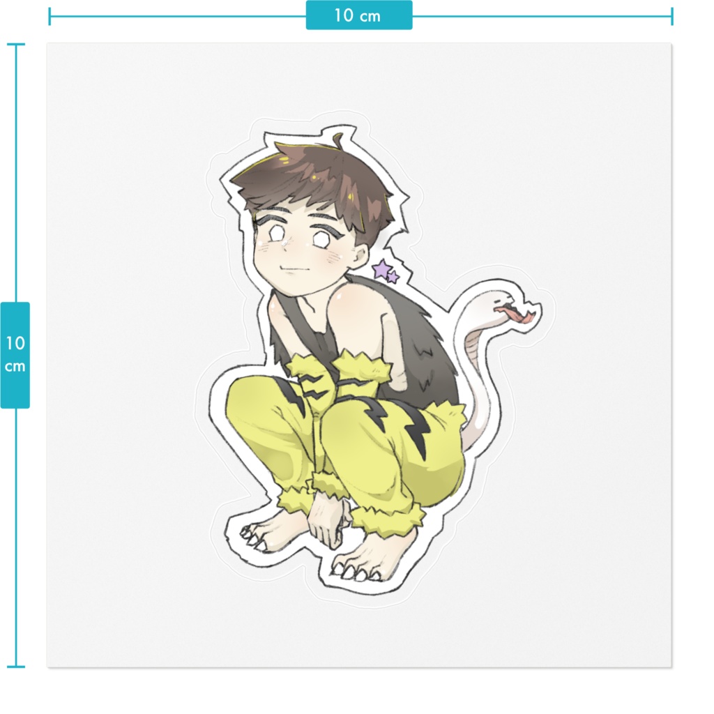 ヌエとガブーのステッカー