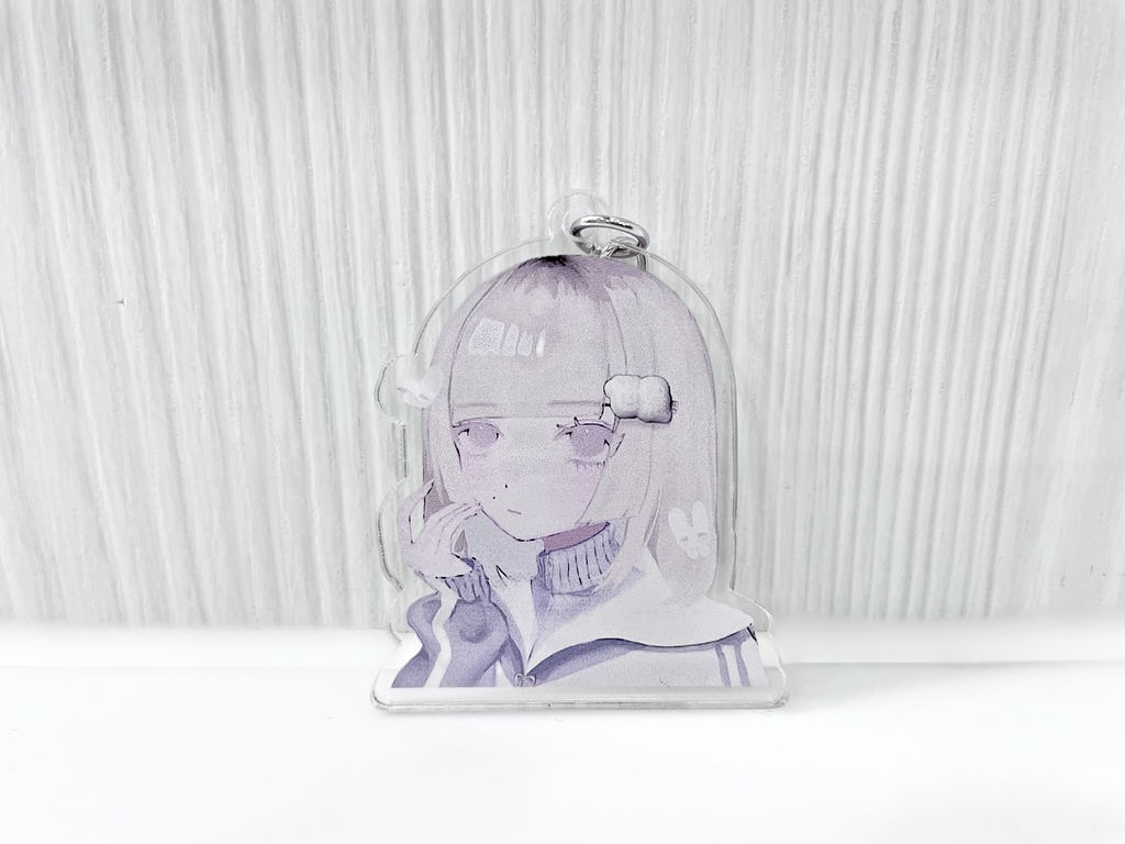 金髪姫カットアクリルキーホルダー