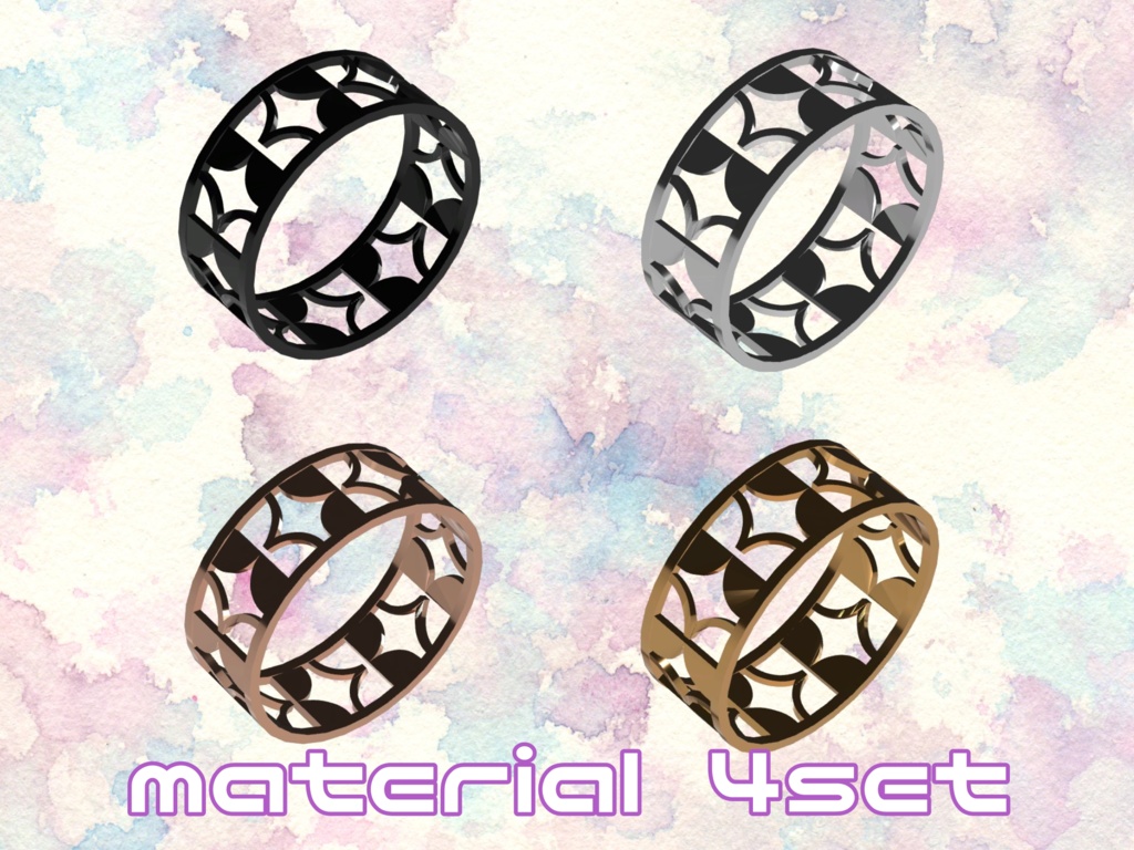 【VRChat向け】Ring3set