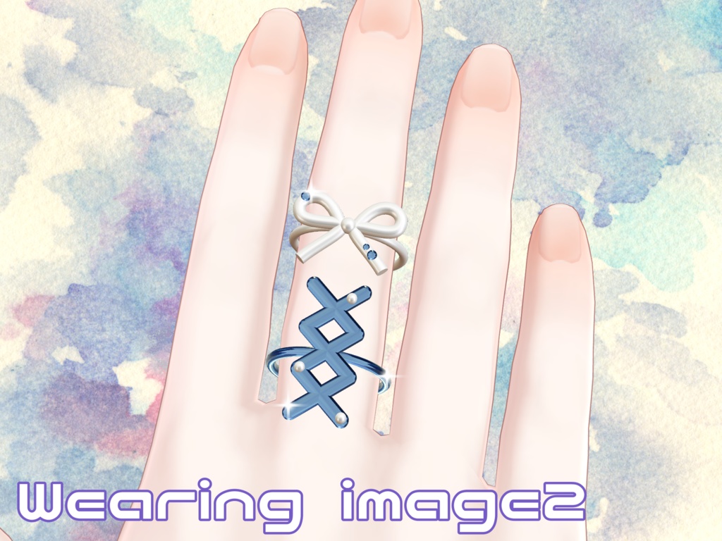 【VRChat向け】Pierce Ringset