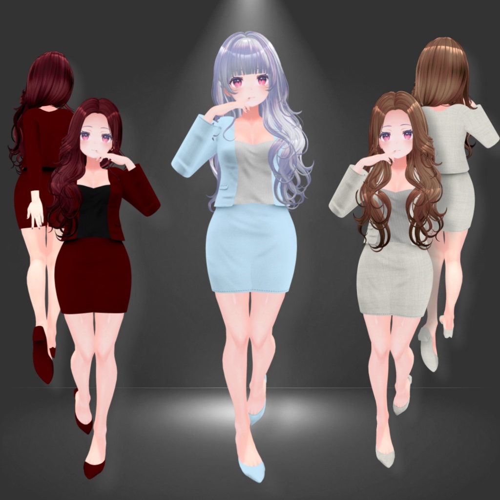 kikyo simple suit set