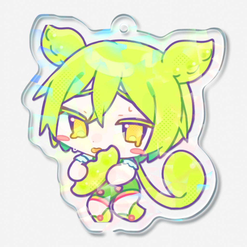 ずんだもんホログラムアクリルキーホルダー