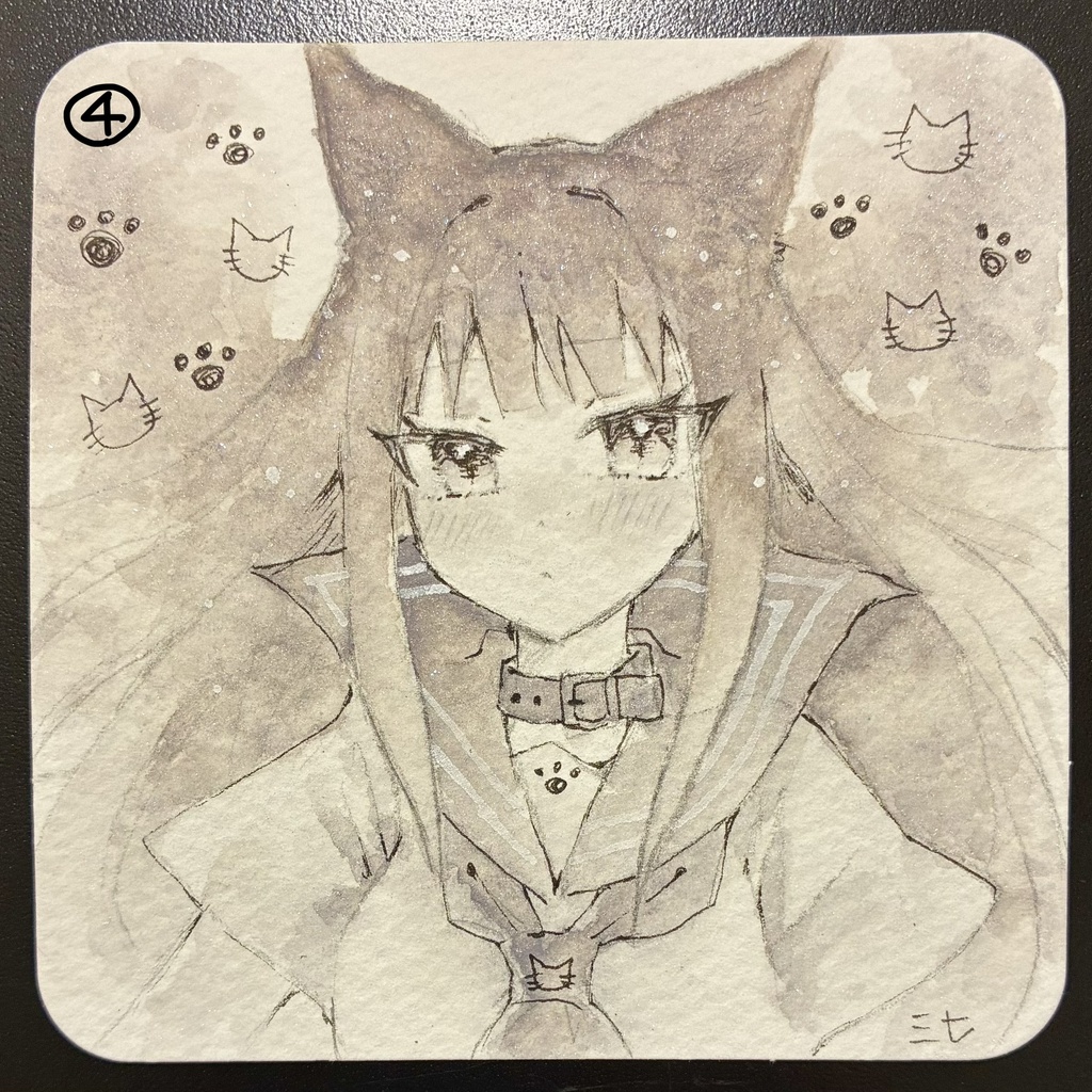 単色ドローイング原画