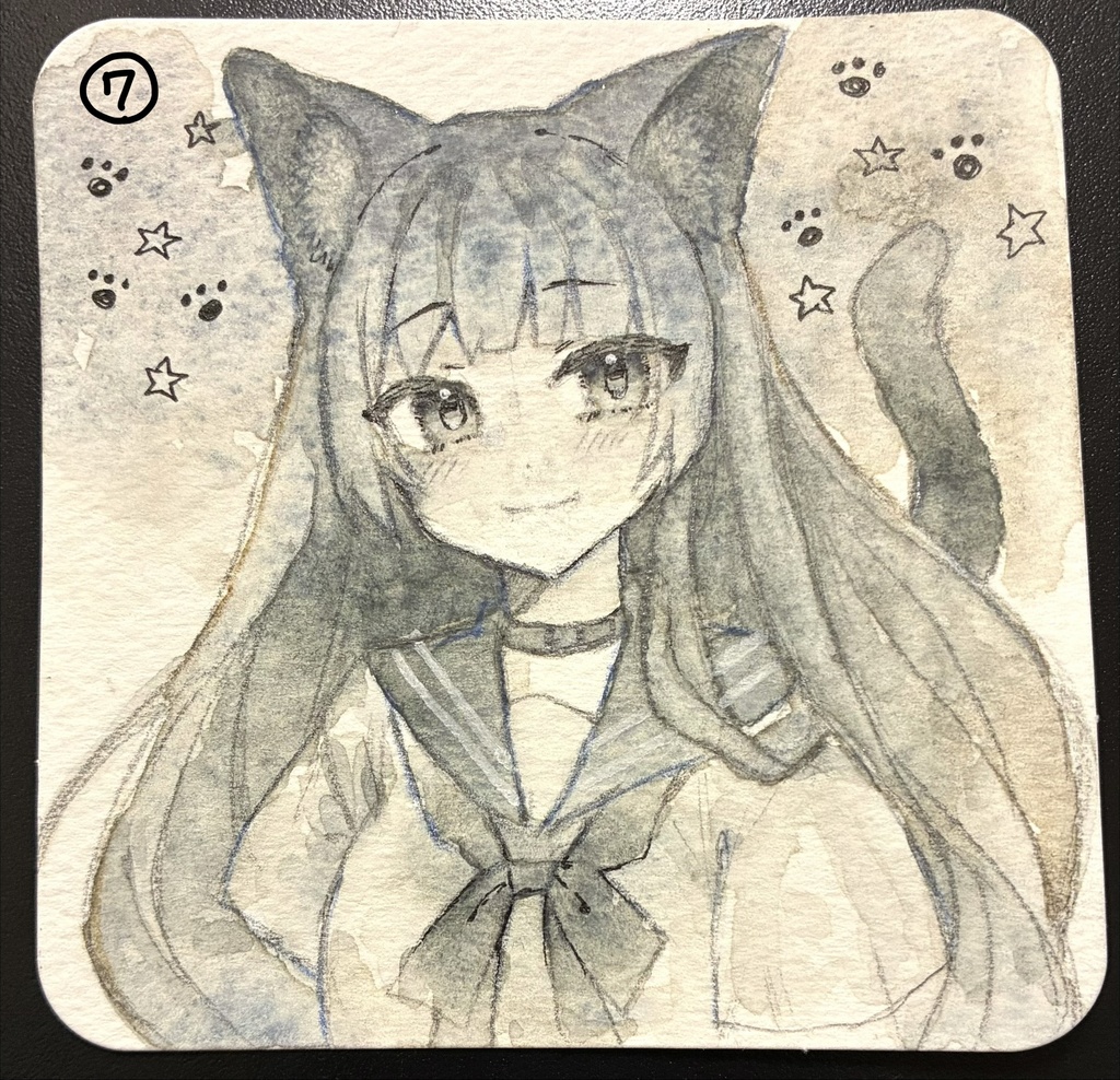 単色ドローイング原画