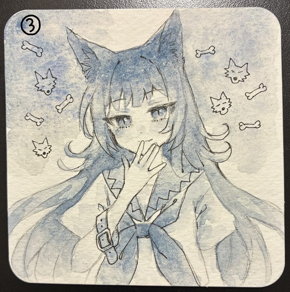 単色ドローイング原画