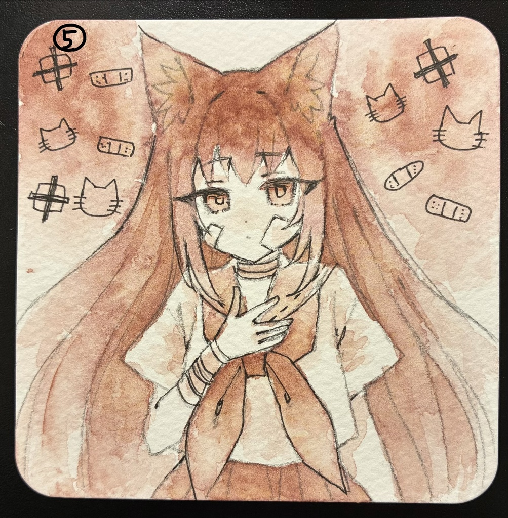 単色ドローイング原画