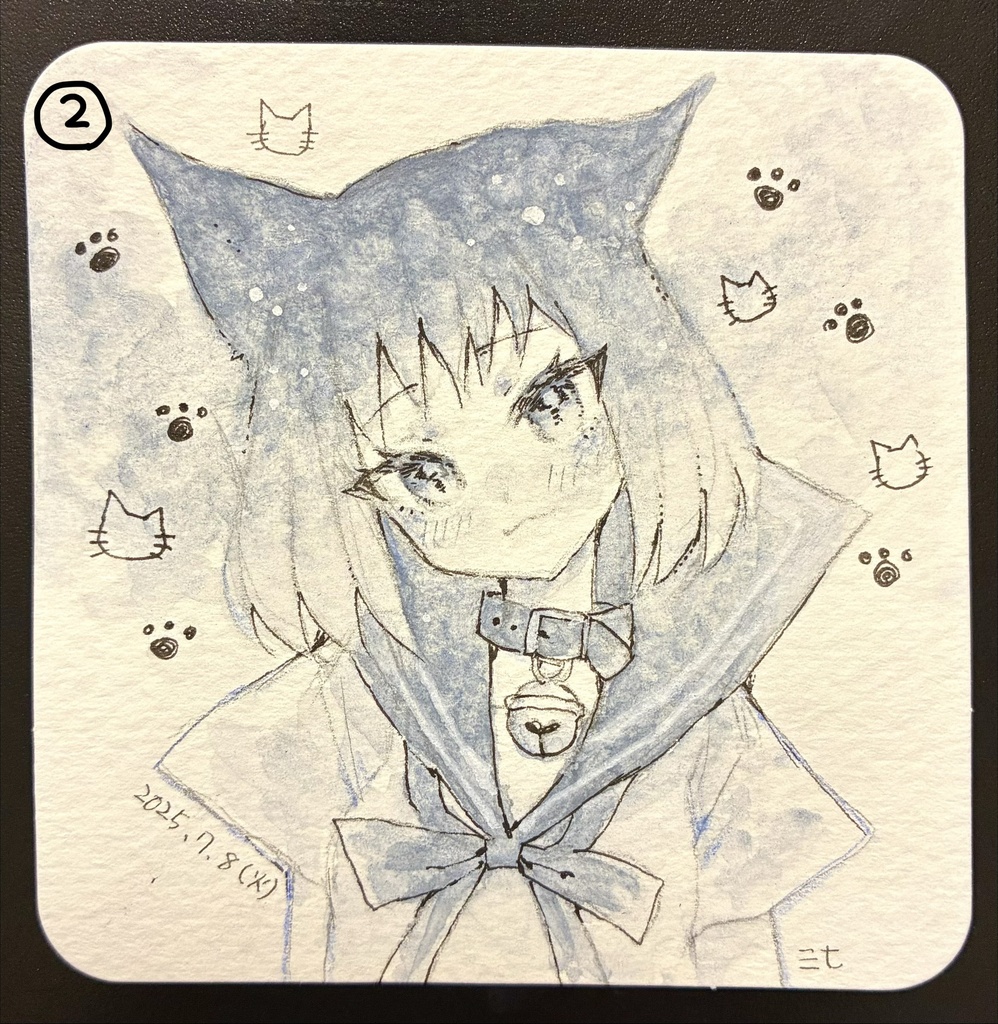 単色ドローイング原画