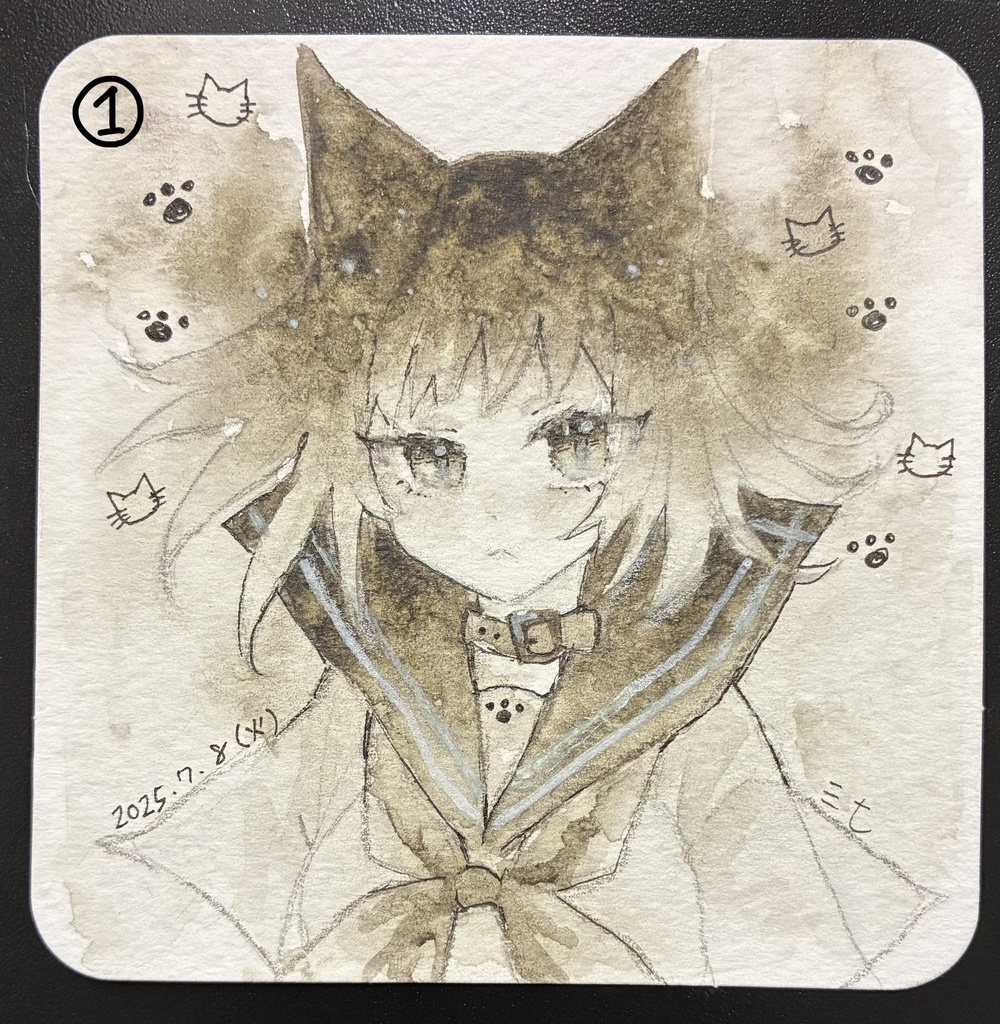 単色ドローイング原画