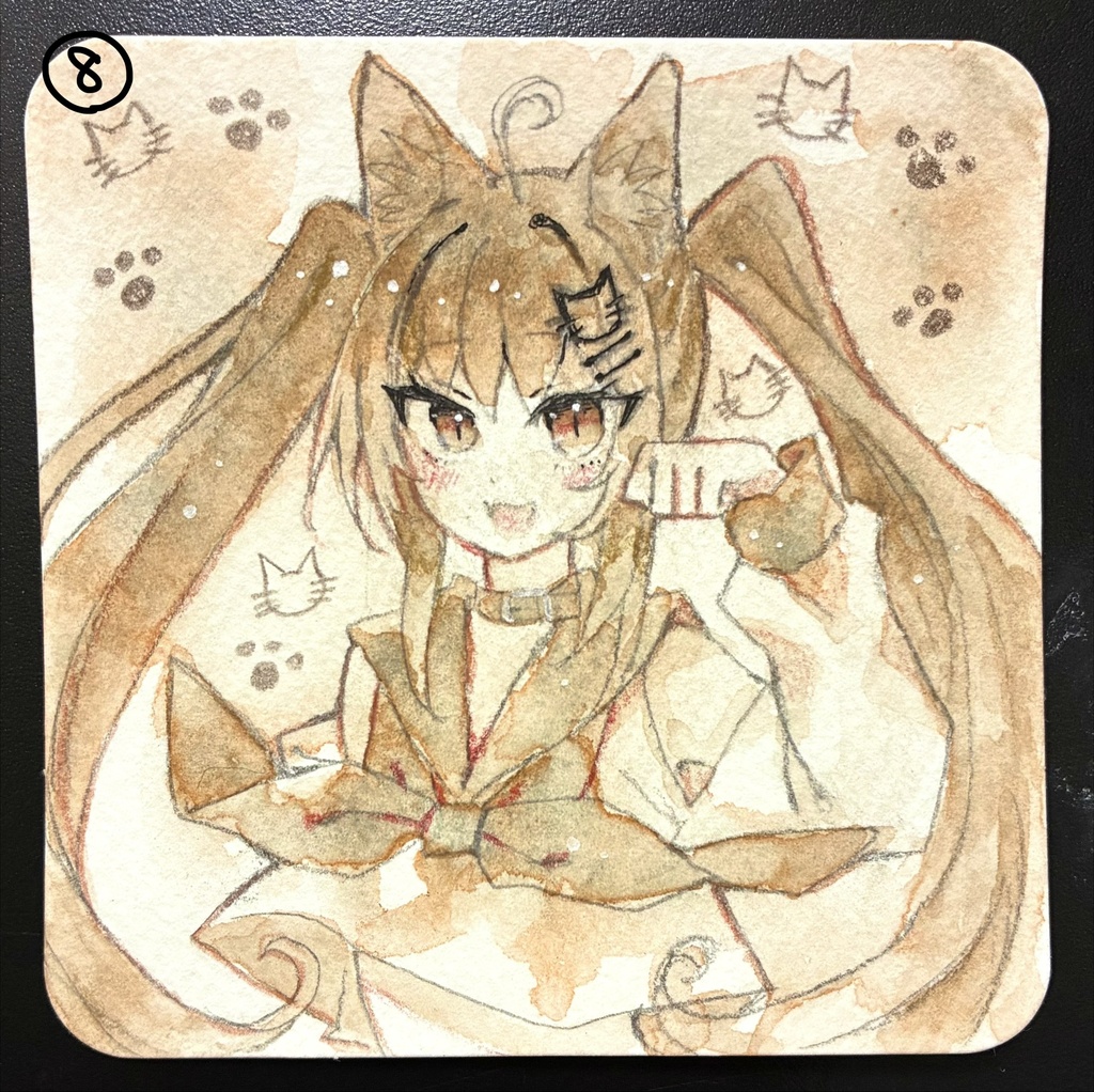 単色ドローイング原画