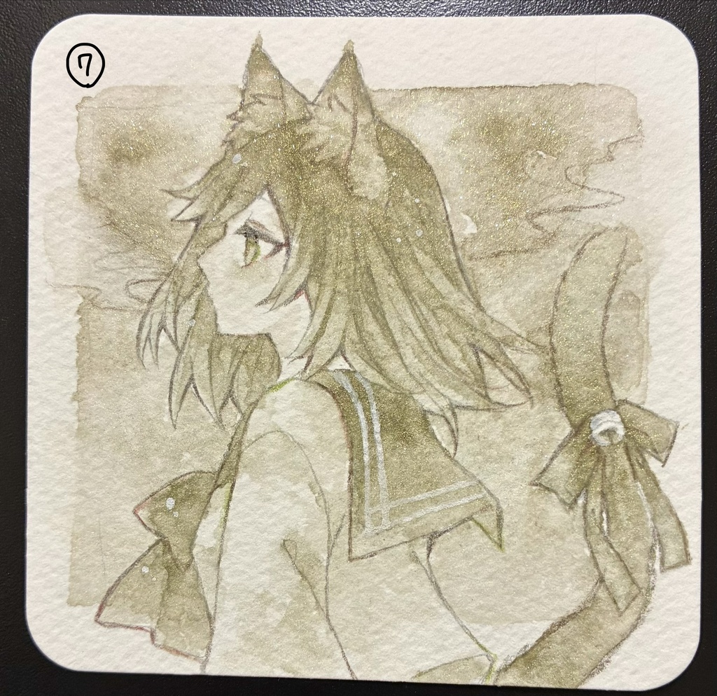単色ドローイング原画②