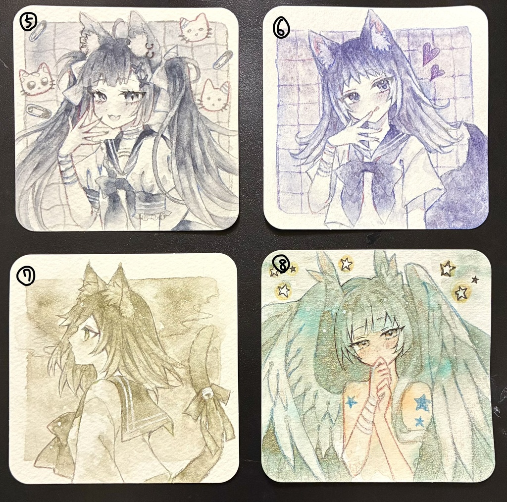 単色ドローイング原画②