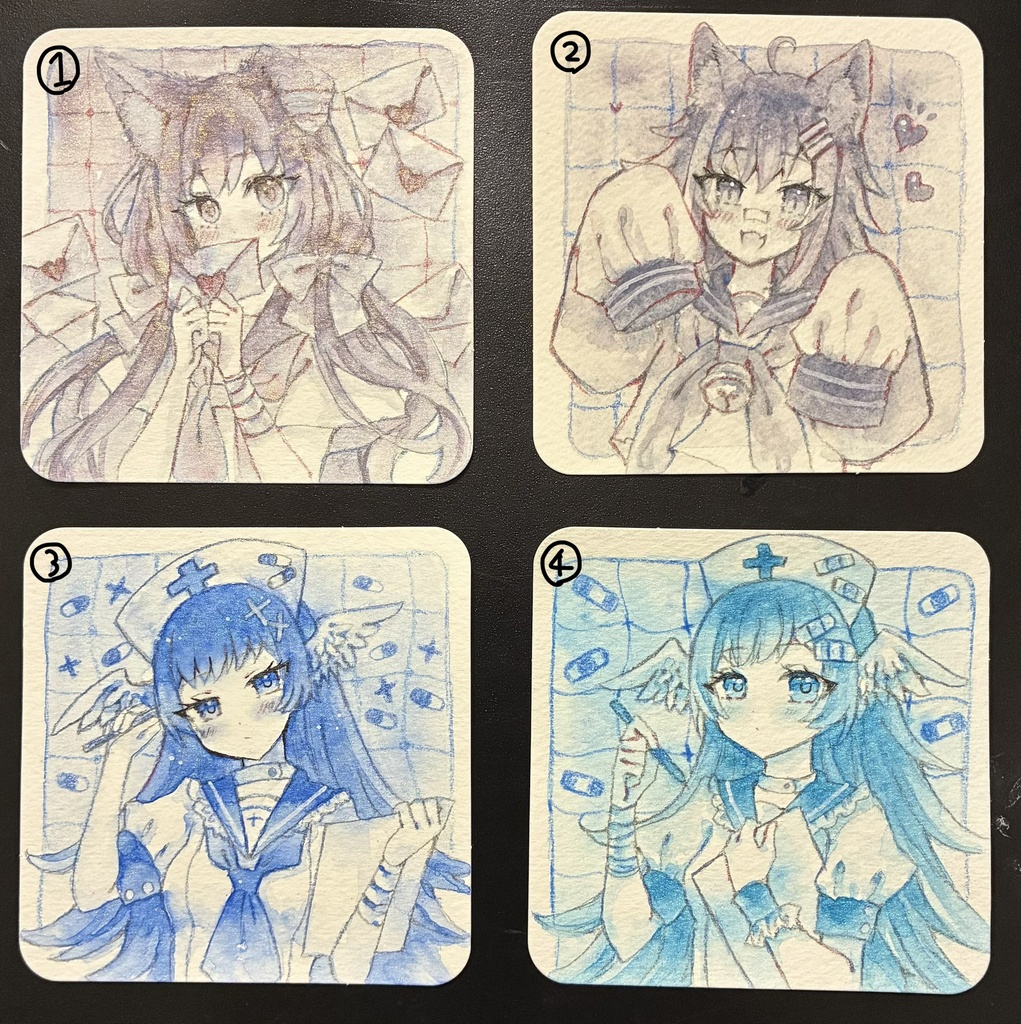 単色ドローイング原画②