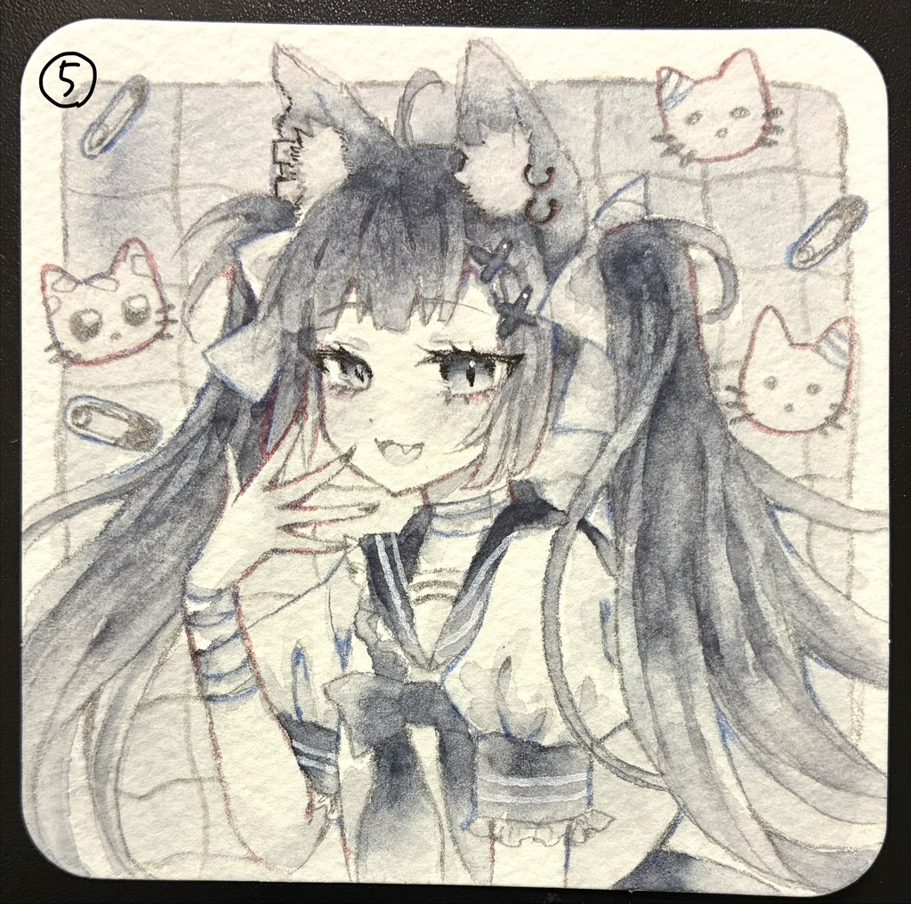 単色ドローイング原画②
