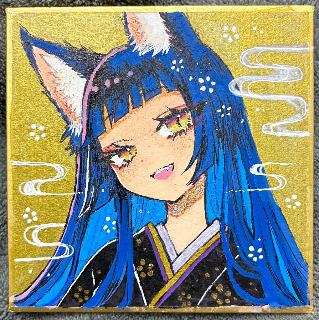 【訳あり】狐ちゃん🦊豆色紙