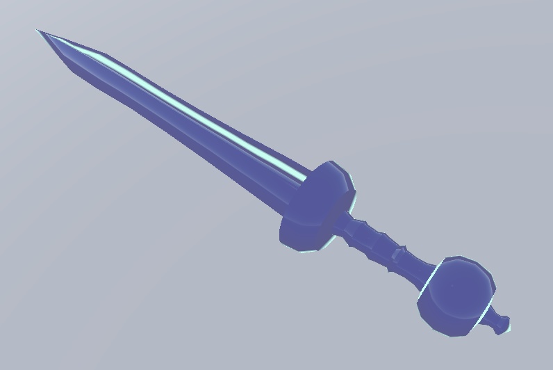 【アクセサリー】Crystal sword necklace