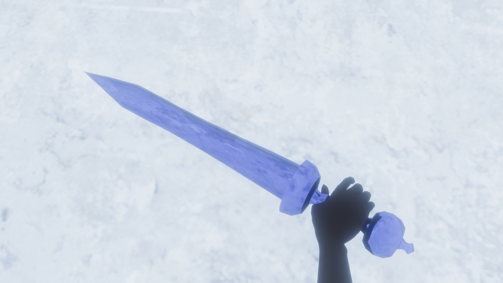 【アクセサリー】Crystal sword necklace